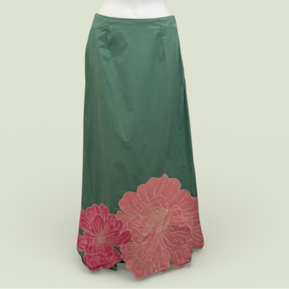 SOLD OUT FARM Rio Cotton A Line Maxi Flowers Women’s S - Picture 5 of 12